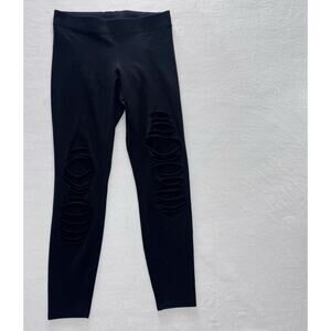 Black Express Cut S Front Leggings
